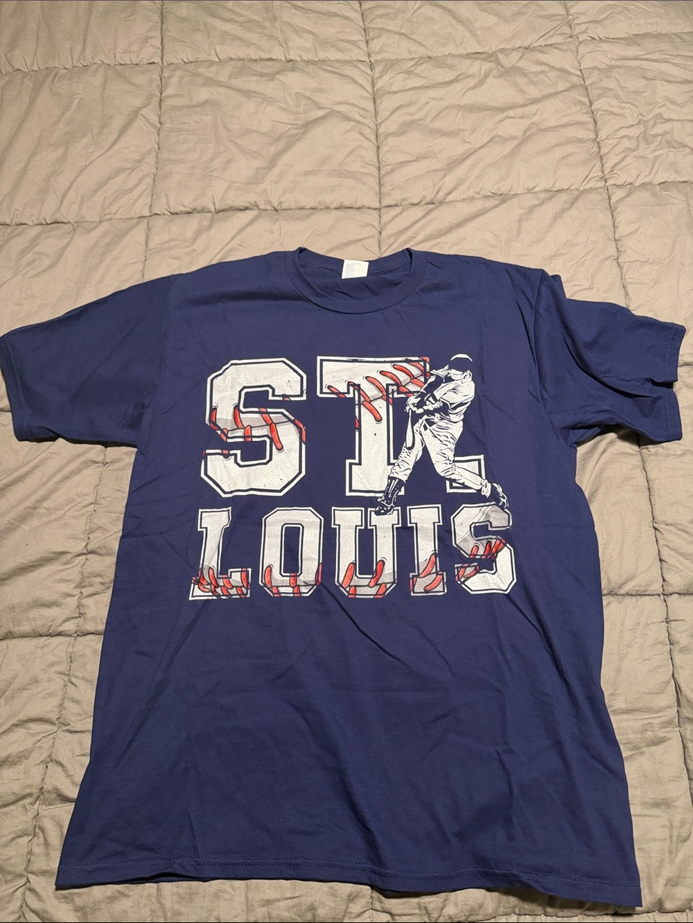 Navy St. Louis Cardinals Graphic Short Sleeve Tee